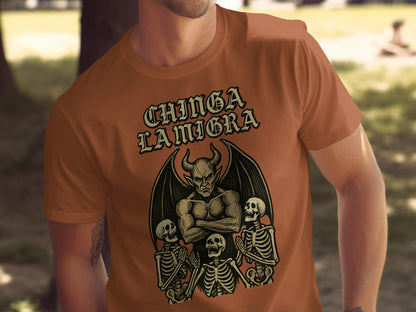 Chinga La Migra Graphic Tee for a Bold Statement product type