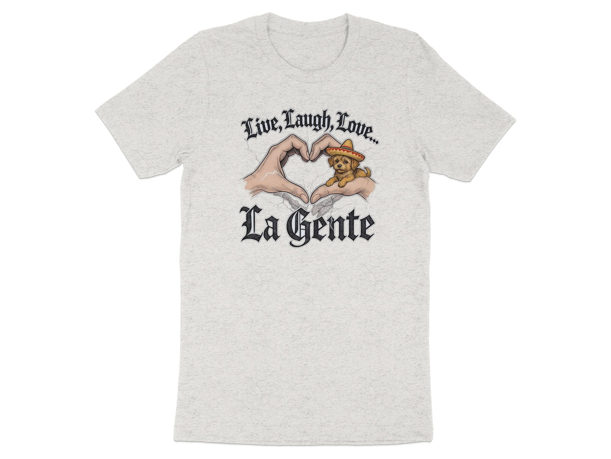 Live Laugh Love La Gente Graphic T-Shirt product