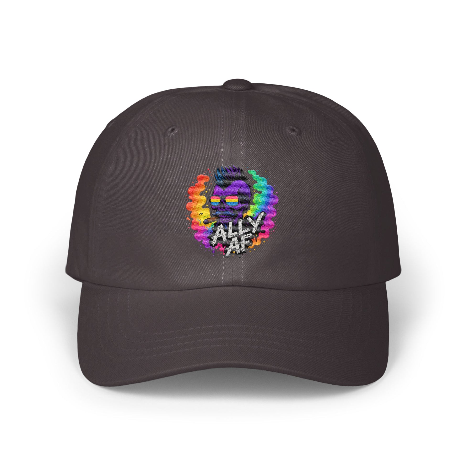 Ally AF Skull Rainbow Design Adjustable Hat product