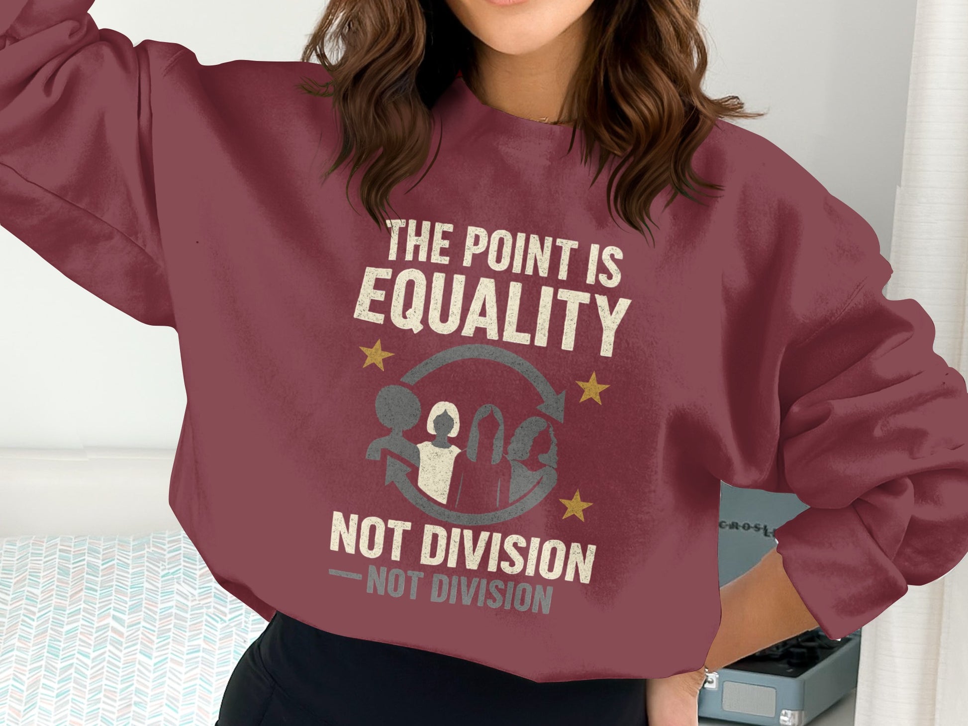 The Point Is Equality Not Division Sweatshirt product