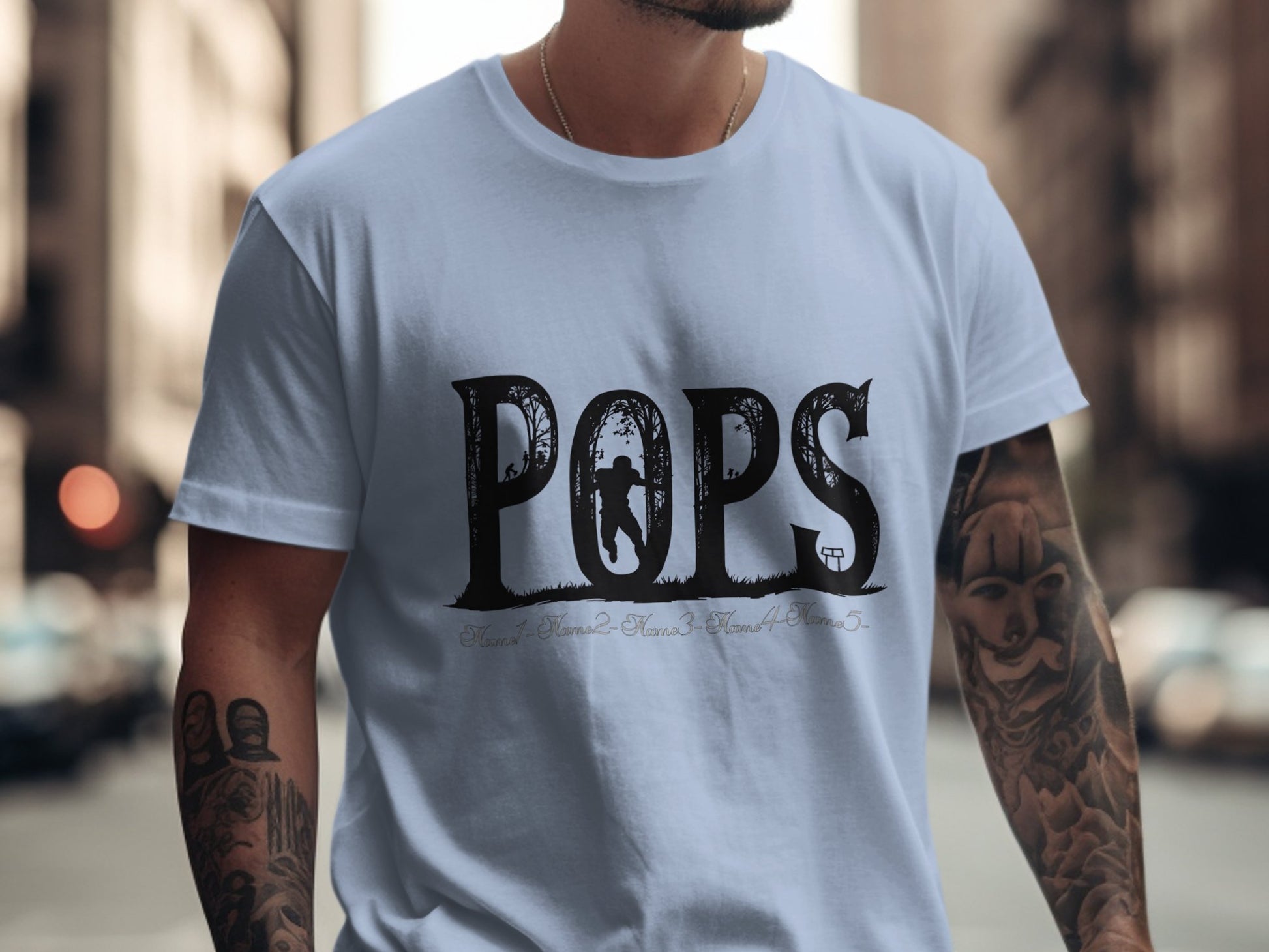 Pops Streetwear Urban Graphic T-Shirt product