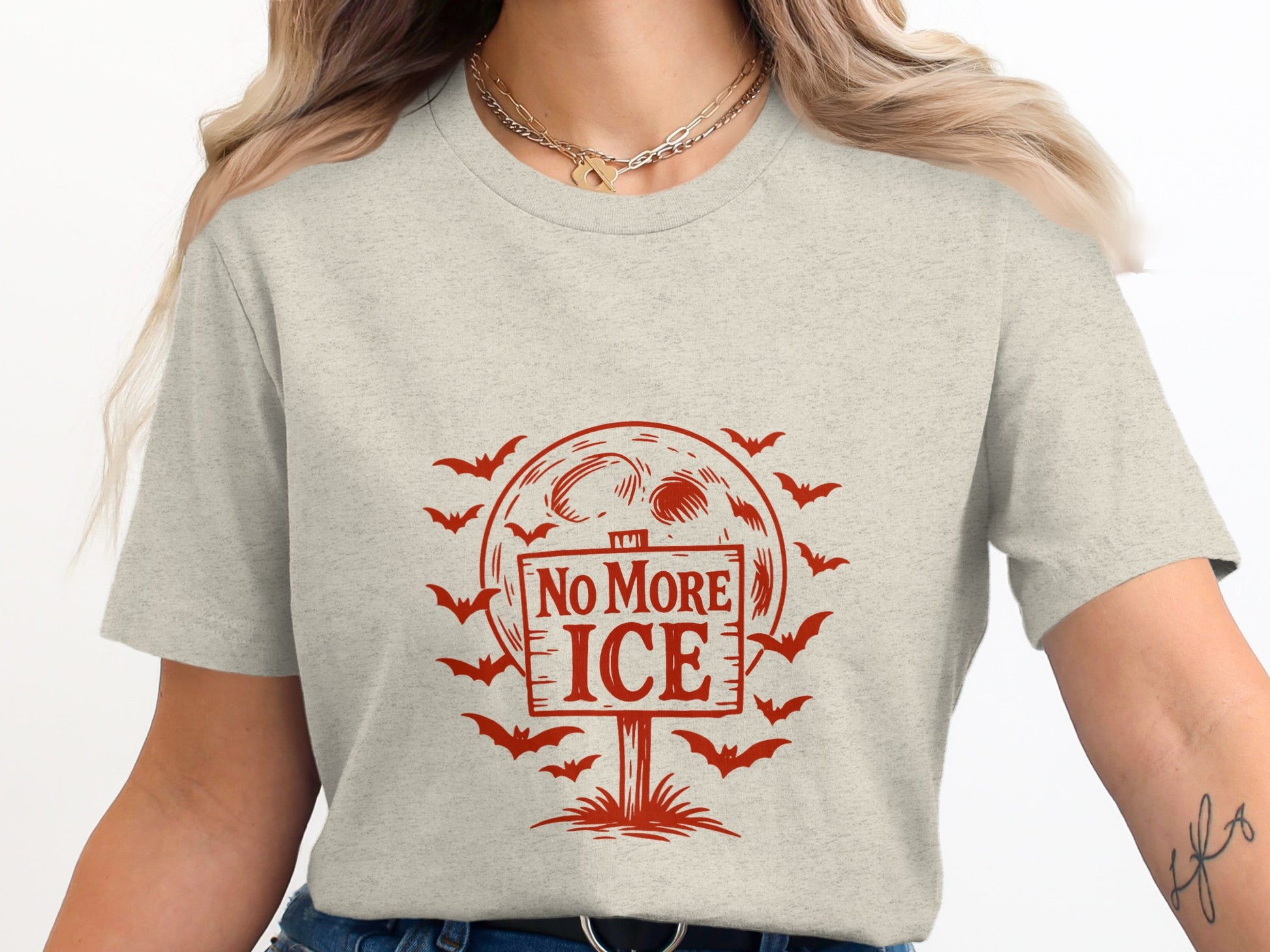 No More Ice Sign with Bats Women's Shirt product