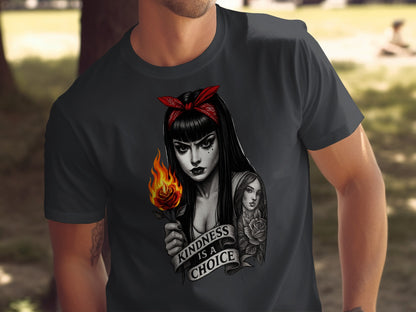 Kindness Is A Choice Graphic Printed T-Shirt product