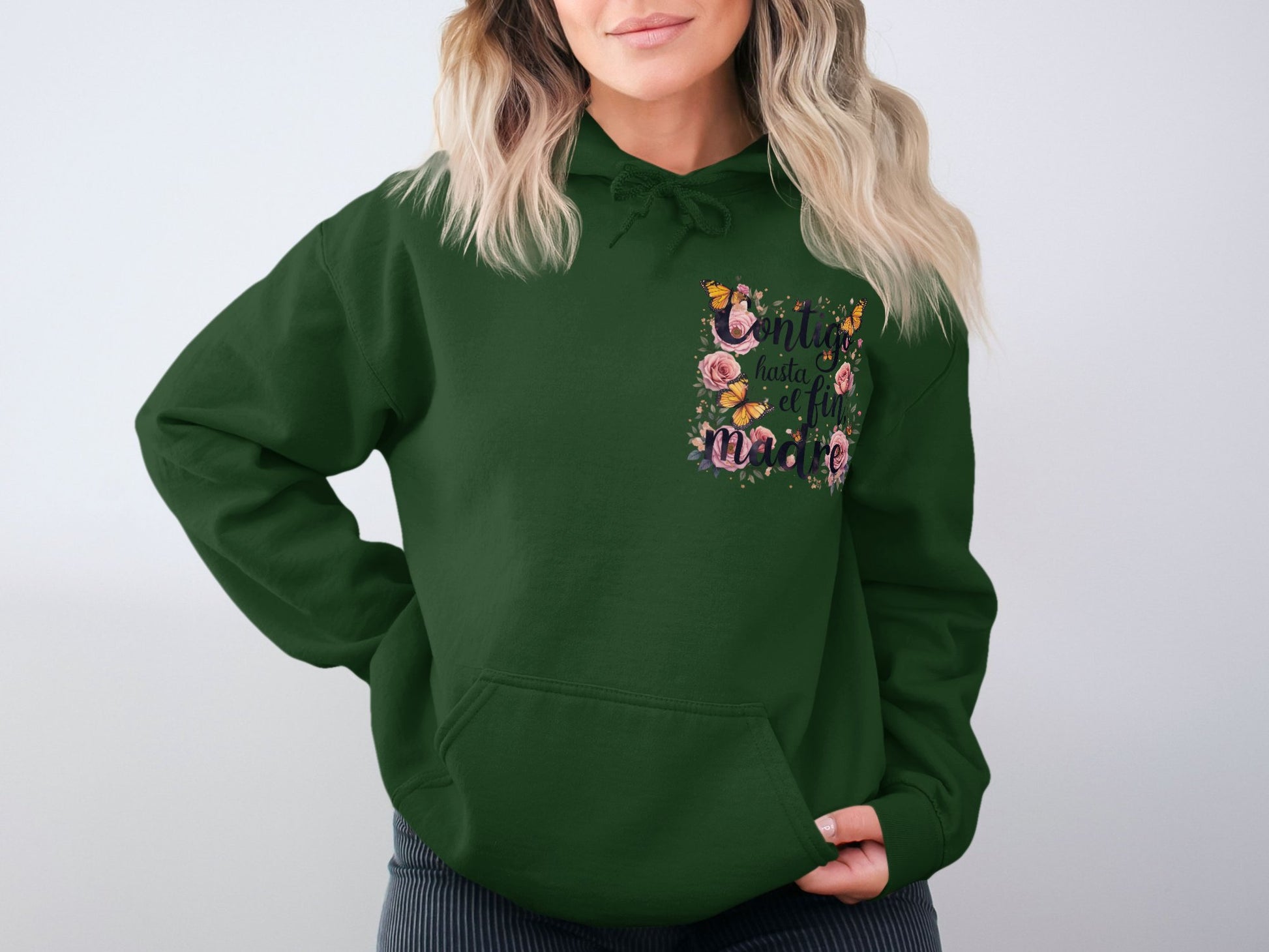 Cute Floral Print Hoodie for Men and Women Hoodie product type