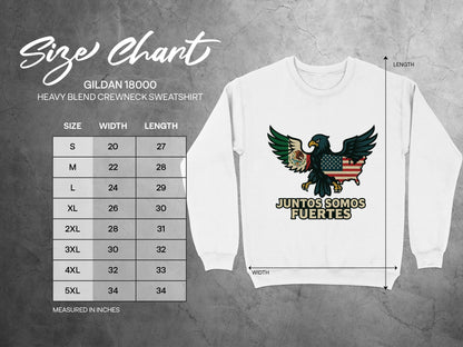 Juntos Somos Fuertes Heavy Blend Crewneck Sweatshirt product