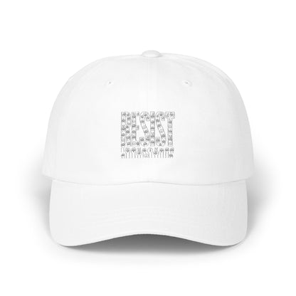 RESIST Embroidered Adjustable White Cap product