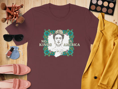 No Kings in America Graphic Tee for Art Enthusiasts