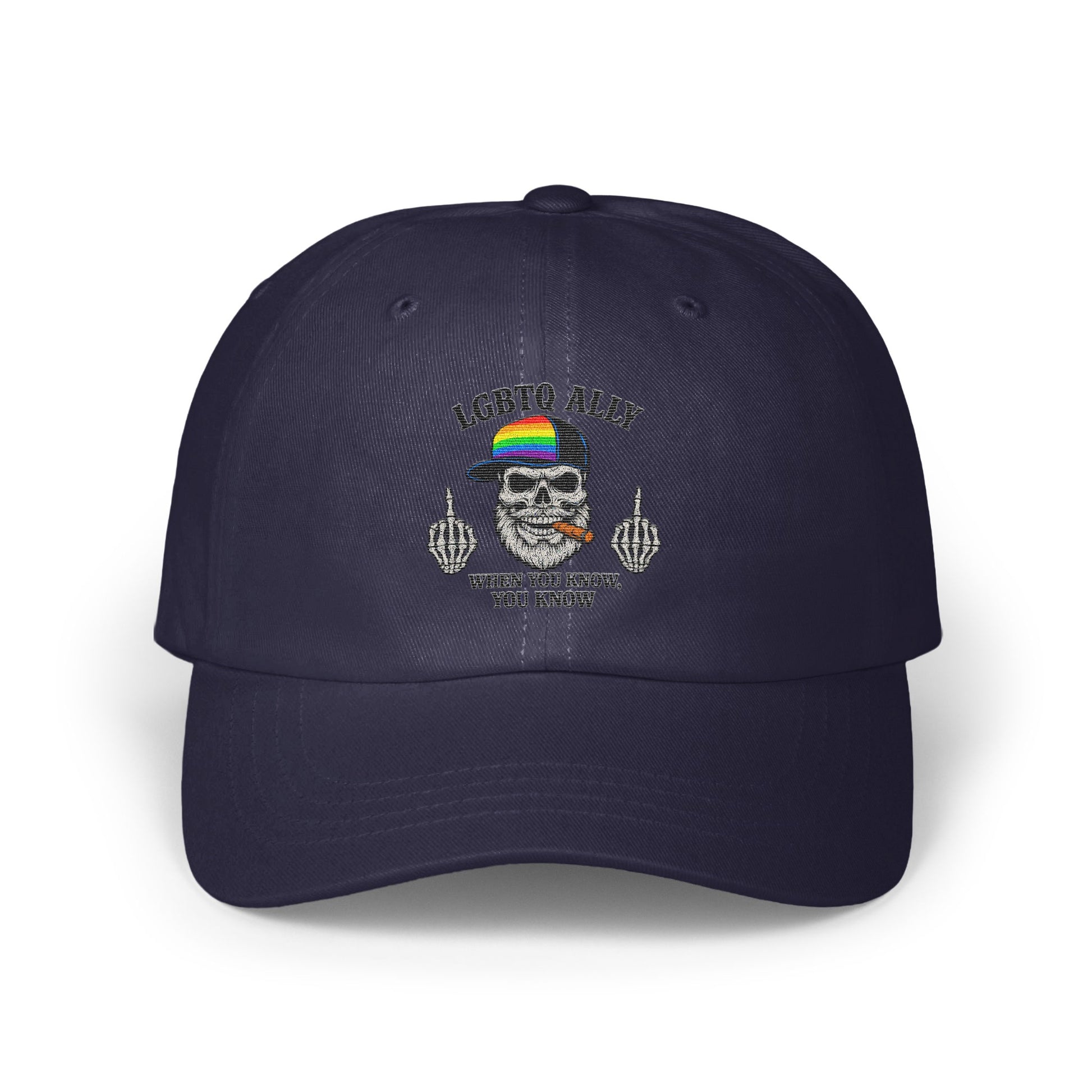 LGBTQ Ally Skeleton Hat Pride Equality Message product
