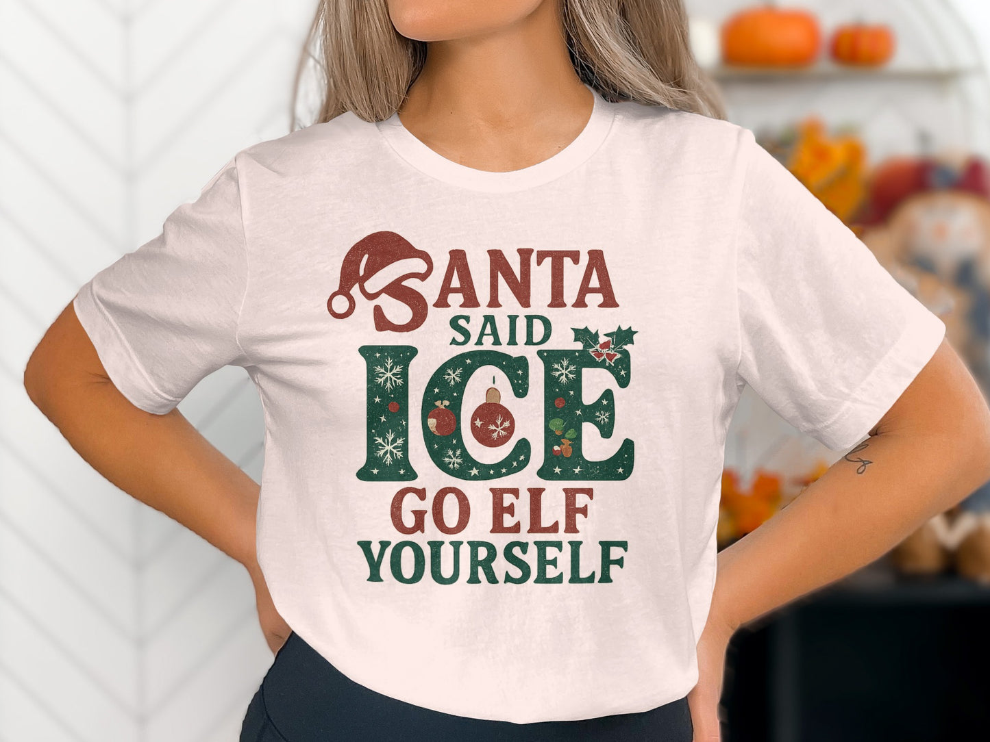 Santa Said Ice Go Elf Yourself Festive Shirt