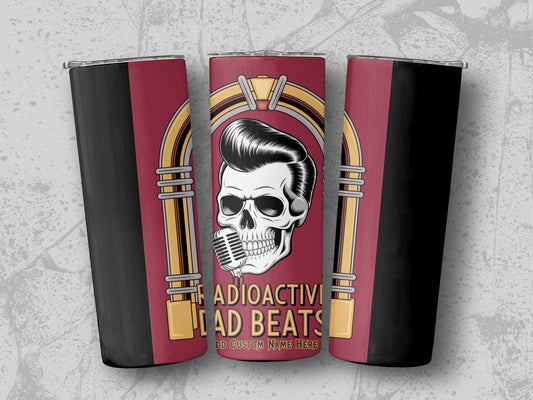 Retro Skull Design Tumbler Vibrant Themed Drinkware product type