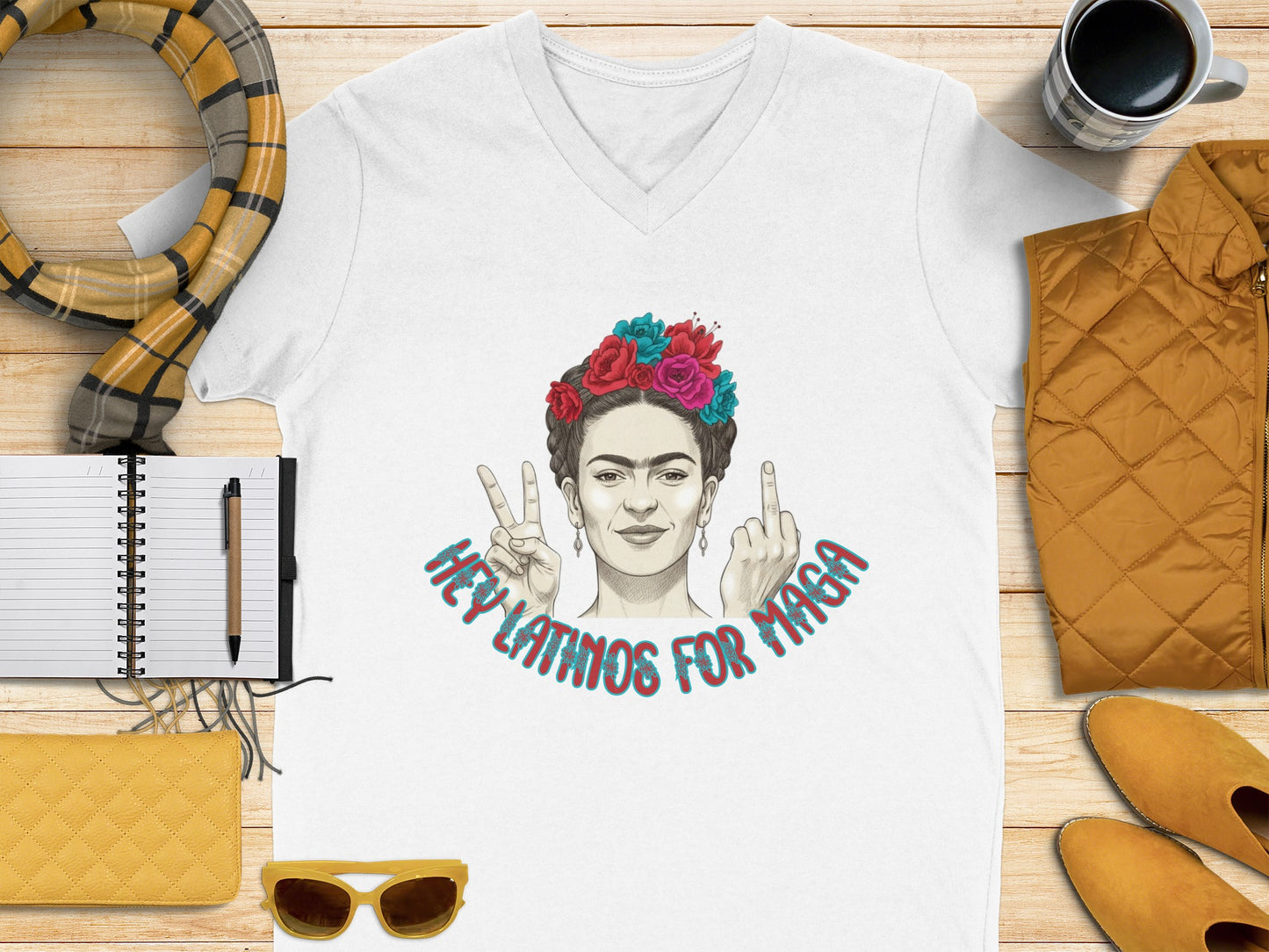 Hey Latinos for MAGA Graphic T-Shirt