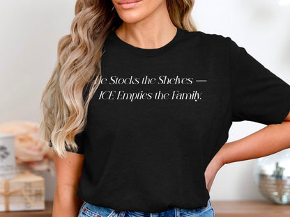 ICE Empties the Family Black T-shirt product type