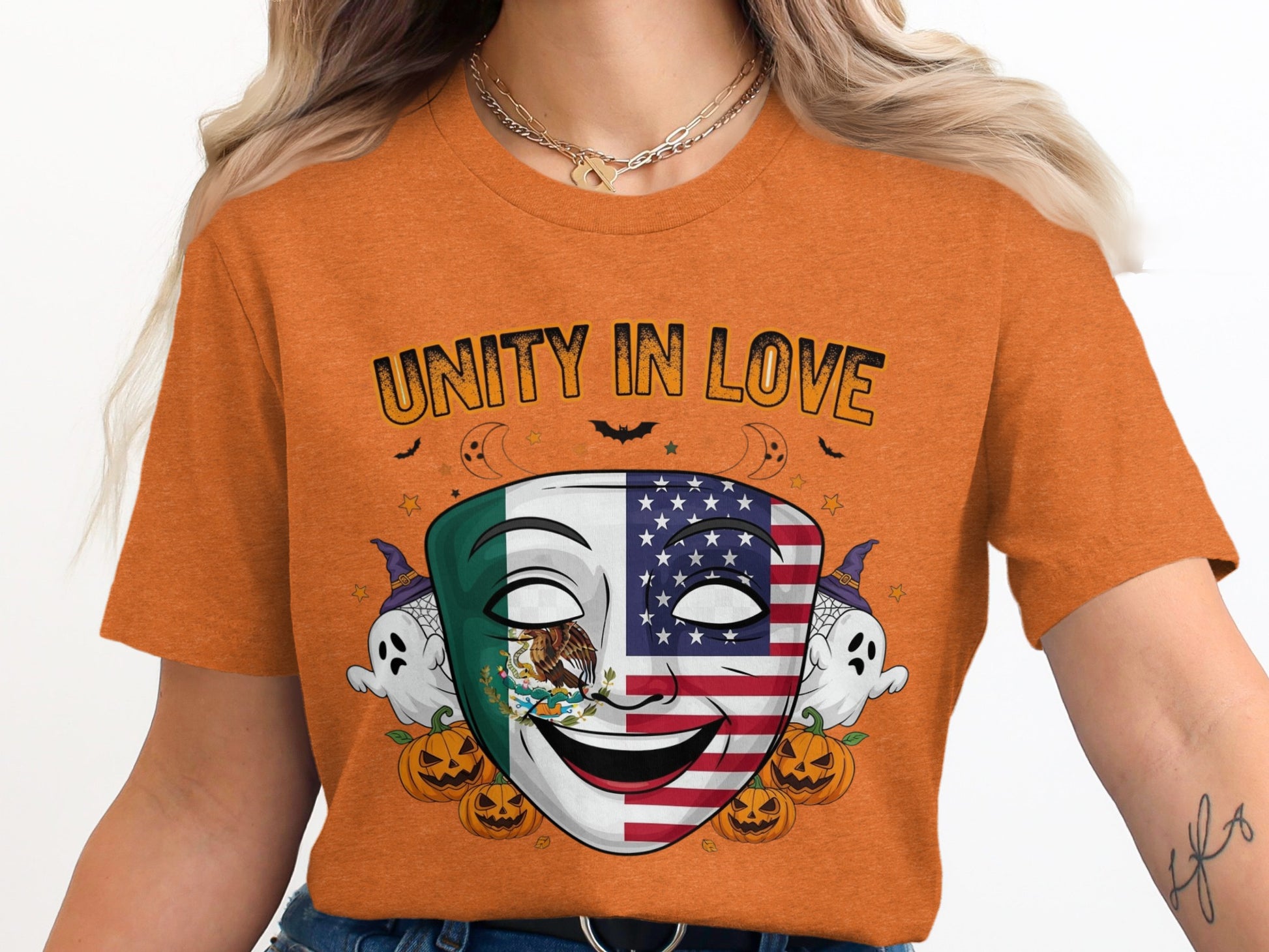 Unity in Love Graphic T-Shirt Halloween product type