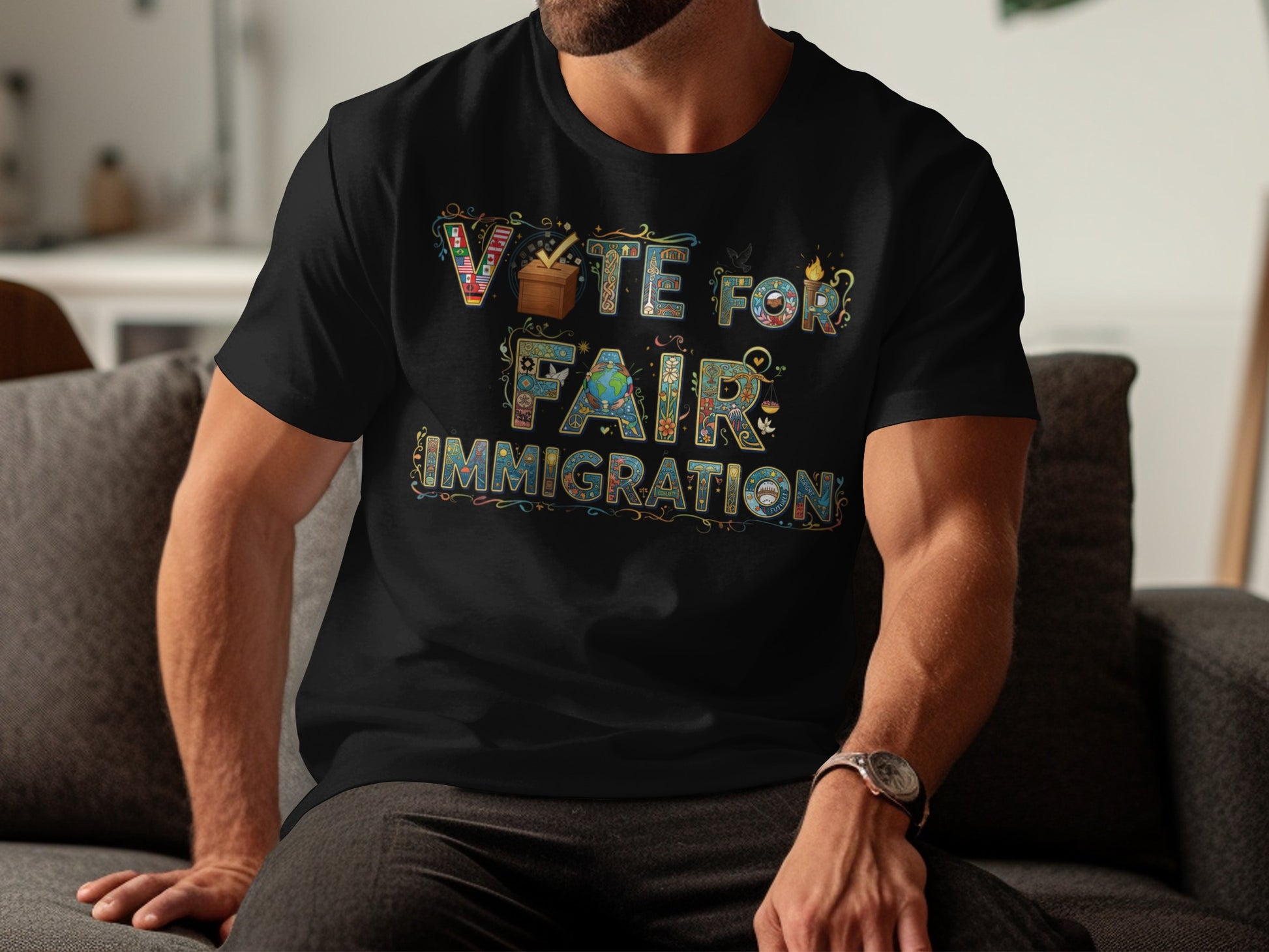 Vote for Fair Immigration Statement Shirt
