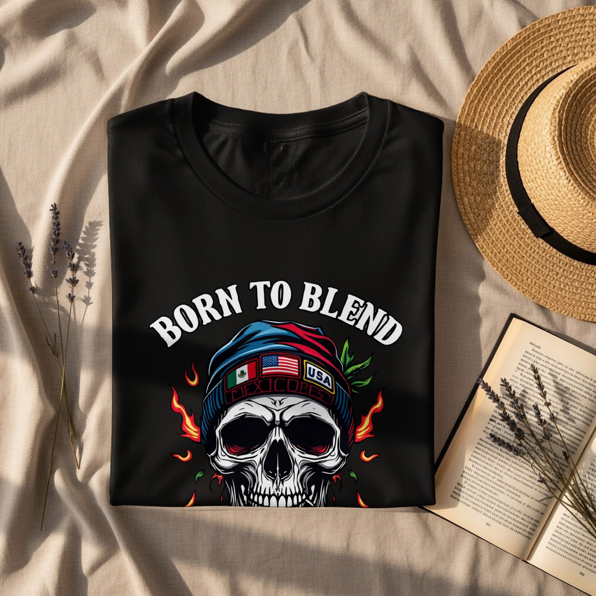 Born to Blend Skull Graphic Tee product