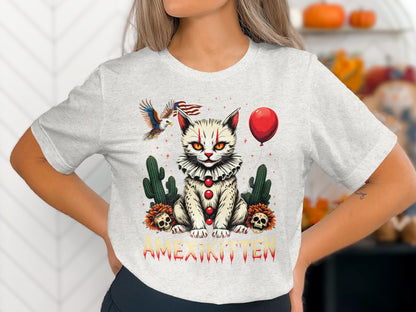Amexinkitten Artistic Cat Design T-Shirt product type