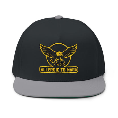 Allergic To Maga Embroidery Funny Hat Top Quality| Anti Trumpt Hat