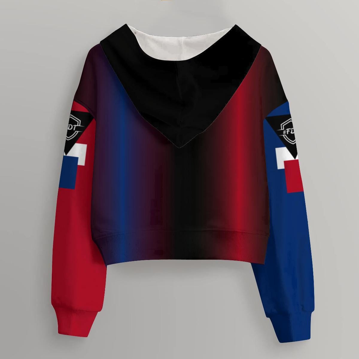 Cropped Top Hoodies - USA Proud Patriotic Fashion Statement