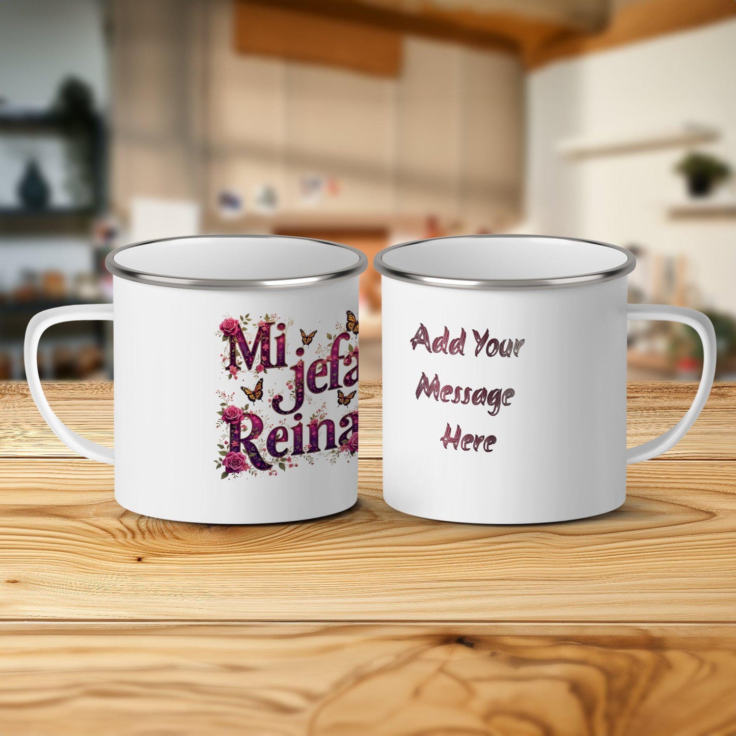 Mom Mug: Handmade Best Mom Reina Coffee Mug, Gift for Her