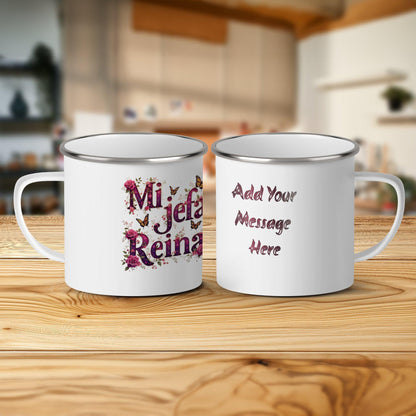 Mom Mug: Handmade Best Mom Reina Coffee Mug, Gift for Her