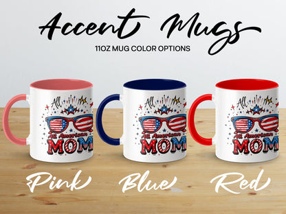 Mom Mug Gifted for All-American Mothers - Customizable Birthday and Mother's Day Travel Mug