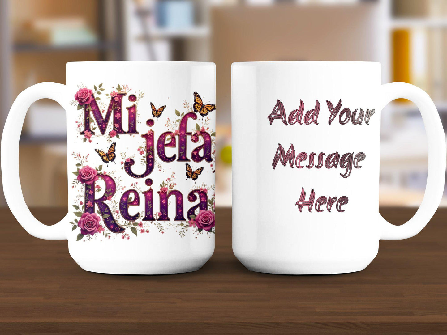 Mom Mug: Handmade Best Mom Reina Coffee Mug, Gift for Her