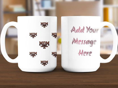 Mom Mug - Handcrafted Ceramic Coffee Cup for Birthday Gifted Mothers