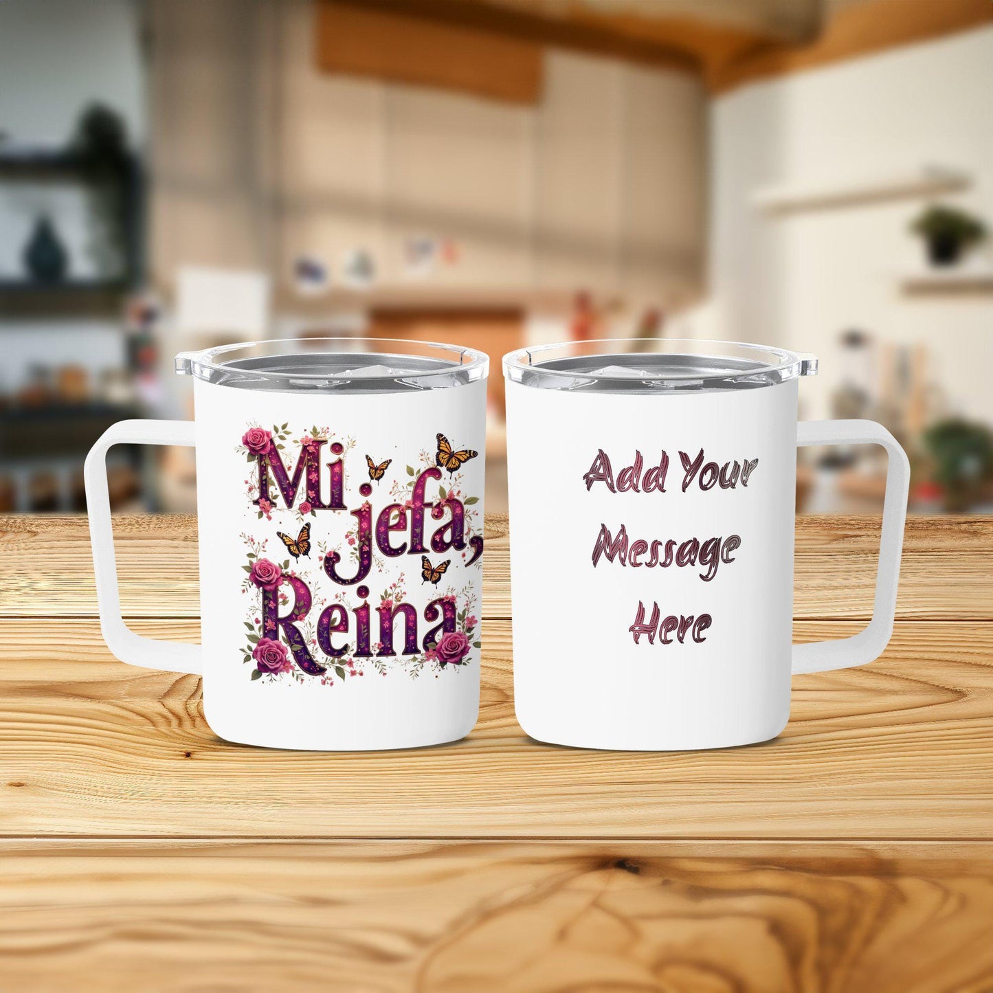 Mom Mug: Handmade Best Mom Reina Coffee Mug, Gift for Her