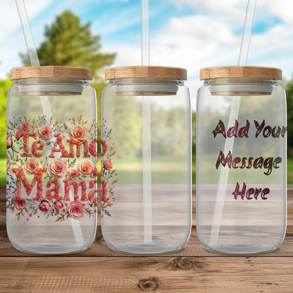 Mom Mug - Customizable Te Amo Mama Coffee Gift for Best Mother