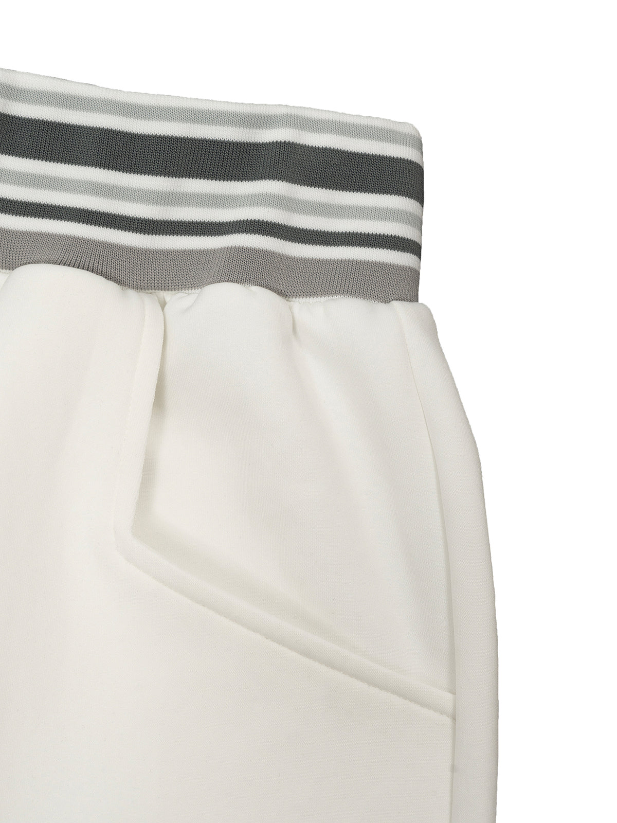 Striped Waist Wide Leg Pants