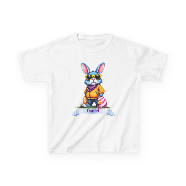 Custom Tee, Easter Shirt, Pascua Camisa, Personalized Kids Heavy Cotton™ Tee