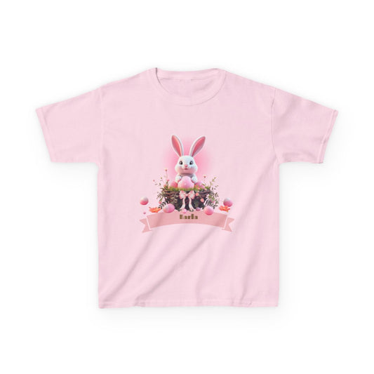 Custom Tee, Easter Shirt, Pascua Camisa, Personalized, Easter  Bunny Kids Heavy Cotton™ Tee