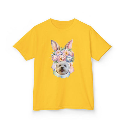Custom Image Easter Tee, Personalized Image, My First Easter Shirt, Kids Heavy Cotton™ Tee