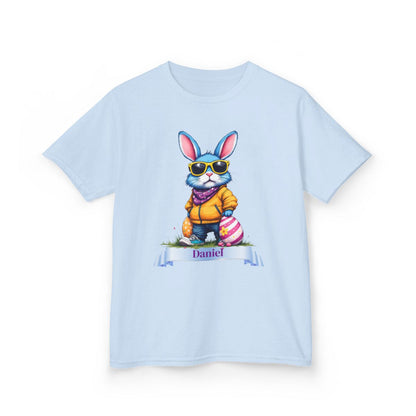 Custom Tee, Easter Shirt, Pascua Camisa, Personalized Kids Heavy Cotton™ Tee
