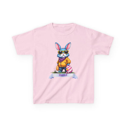 Custom Tee, Easter Shirt, Pascua Camisa, Personalized Kids Heavy Cotton™ Tee