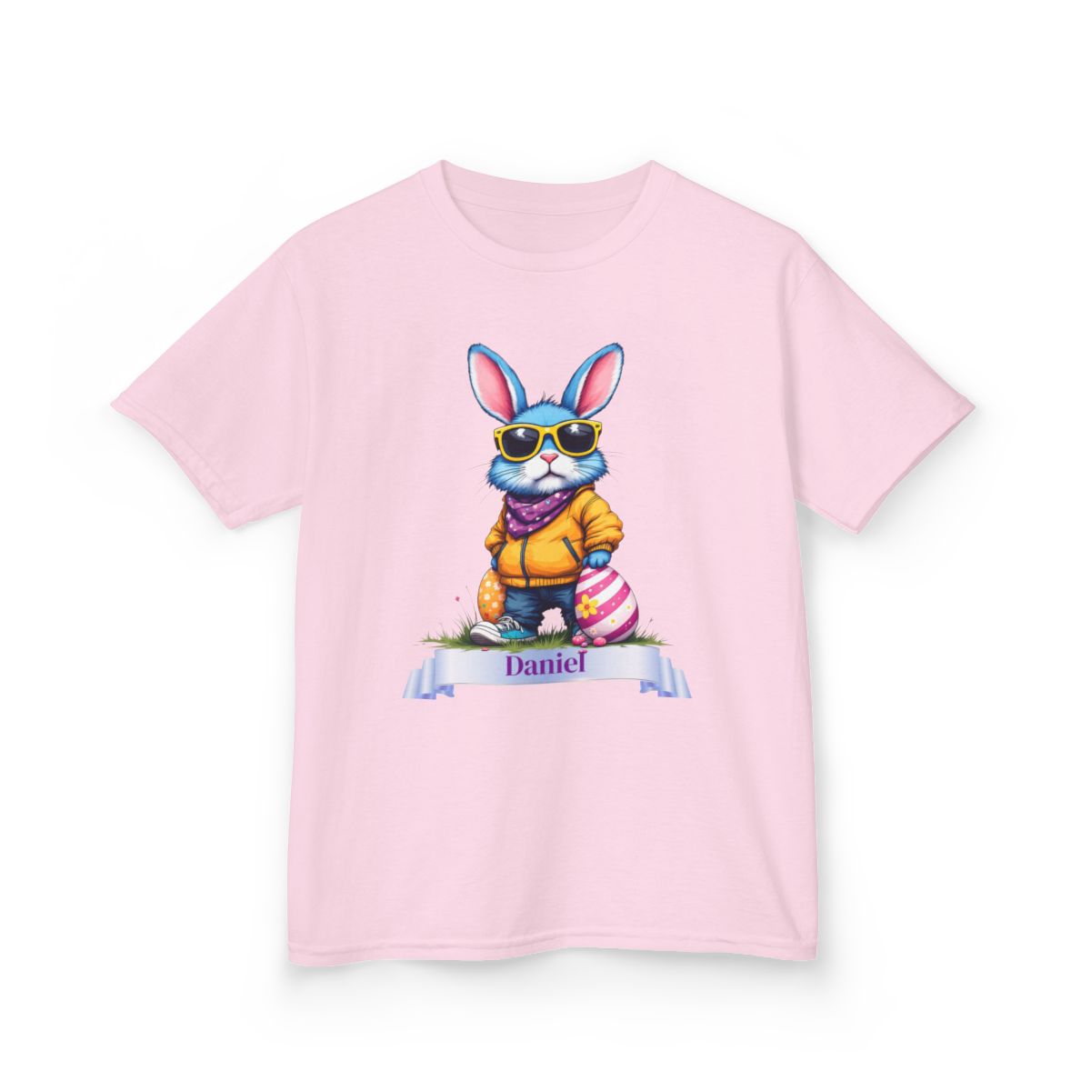 Custom Tee, Easter Shirt, Pascua Camisa, Personalized Kids Heavy Cotton™ Tee