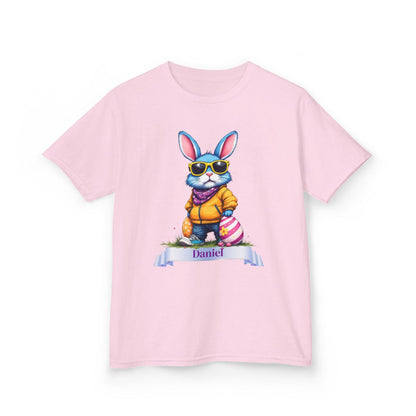 Custom Tee, Easter Shirt, Pascua Camisa, Personalized Kids Heavy Cotton™ Tee