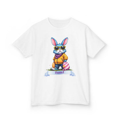 Custom Tee, Easter Shirt, Pascua Camisa, Personalized Kids Heavy Cotton™ Tee