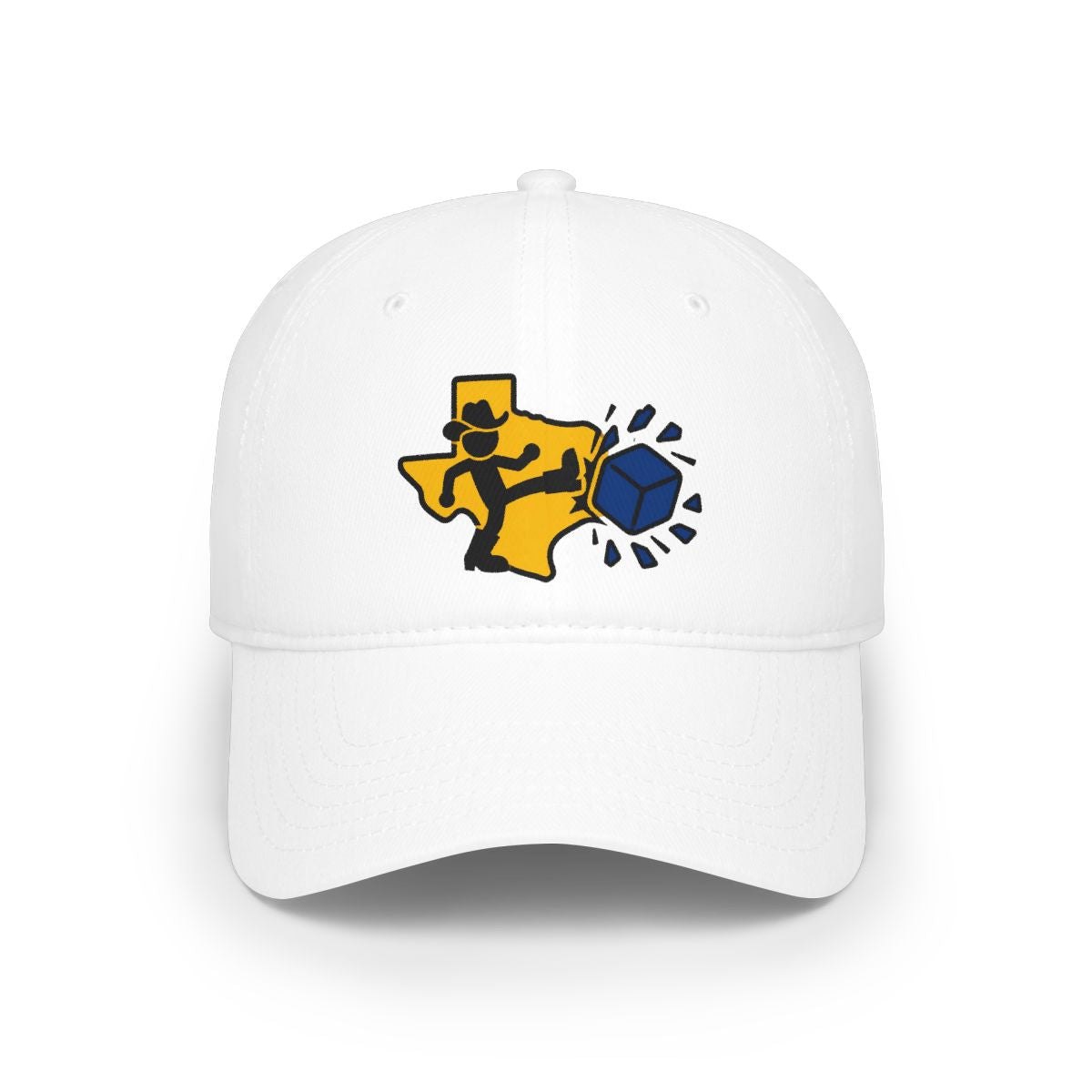 Embroidery Funny Hat Abolish Ice Subtle |Country Man Kicking Ice Cube| Hat Low Profile Baseball Cap
