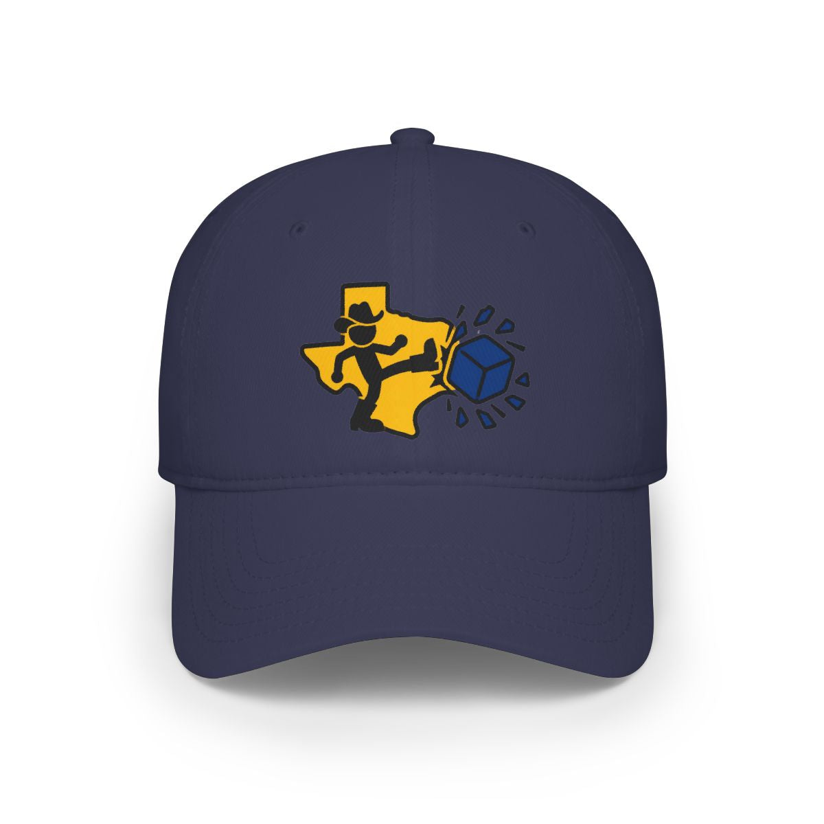 Embroidery Funny Hat Abolish Ice Subtle |Country Man Kicking Ice Cube| Hat Low Profile Baseball Cap