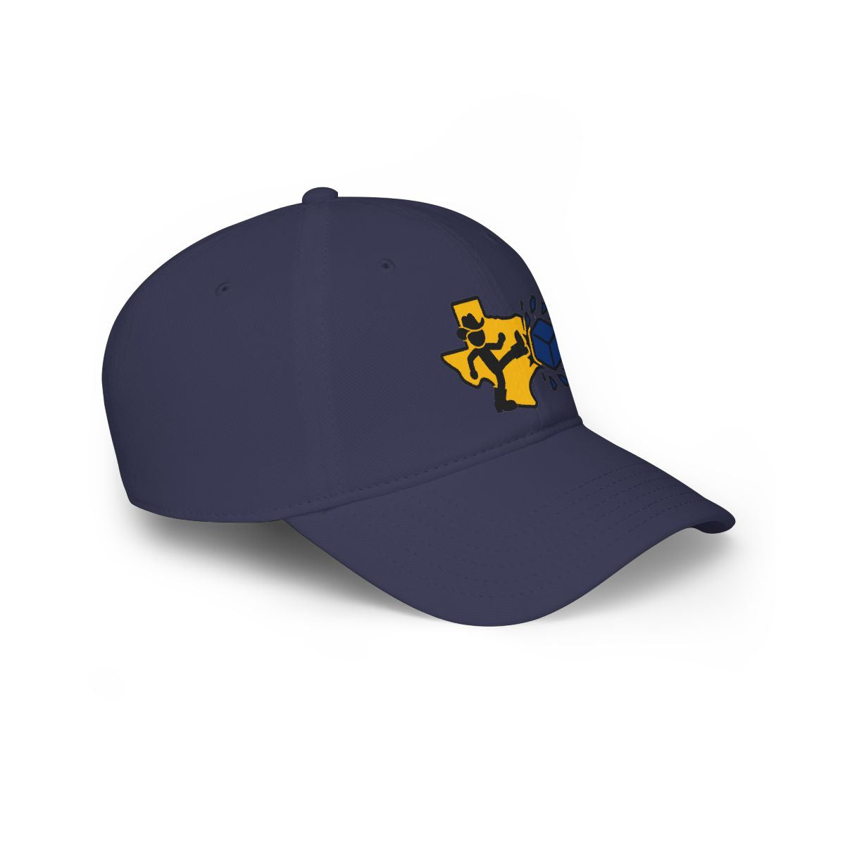 Embroidery Funny Hat Abolish Ice Subtle |Country Man Kicking Ice Cube| Hat Low Profile Baseball Cap