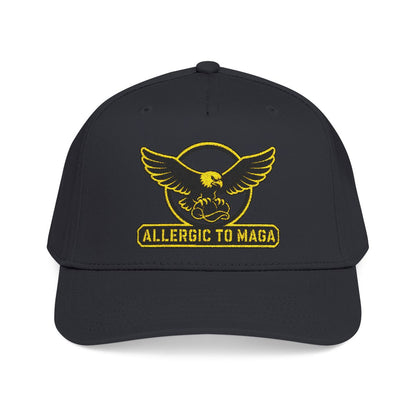 Allergic To Maga Embroidery Funny Hat Top Quality| Anti Trumpt Hat