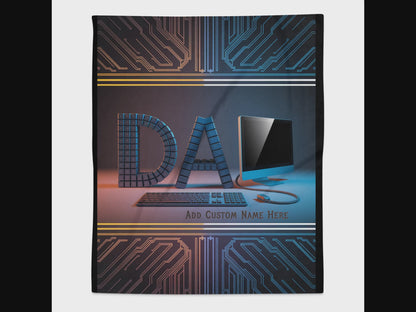Shop Holiday Gift Set on Sale Best Dad Ever Blanket Father's Day Blankets