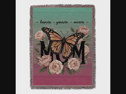 Custom Blanket Woven Amzing Soft Materials Celerbate Her, Celebrate Mother's day or Gift For Her