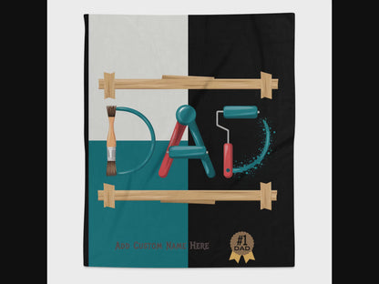 Shop Holiday Gift Set on sale Best Dad Ever Blanket Father's Day Blankets