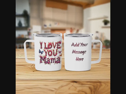 Mom Mug - Handcrafted Gifted Travel Coffee Cup for Mothers