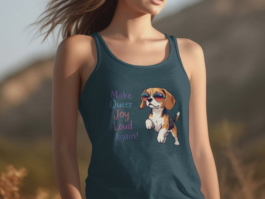 Pride Tank Top Make Queer Joy Loud Again T-Shirt