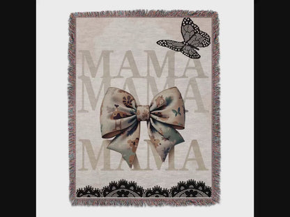 Custom Blanket Woven Amzing Soft Materials Celerbate Her, Celebrate Mother's day or Gift For Her