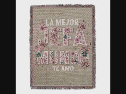 Custom Blanket Woven Amzing Soft Materials Celerbate Her, Celebrate Mother's day or Gift For Her