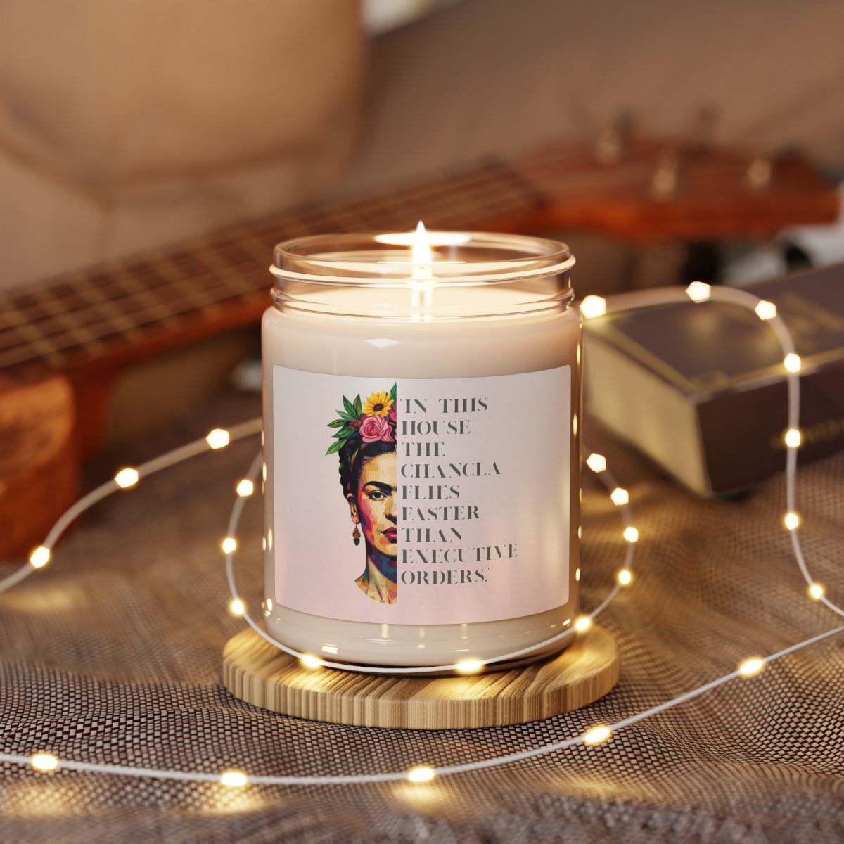 Frida Kahlo Candle Gift | Custom 100 Combinations| New Home Present| Scented Soy Candle, 9oz